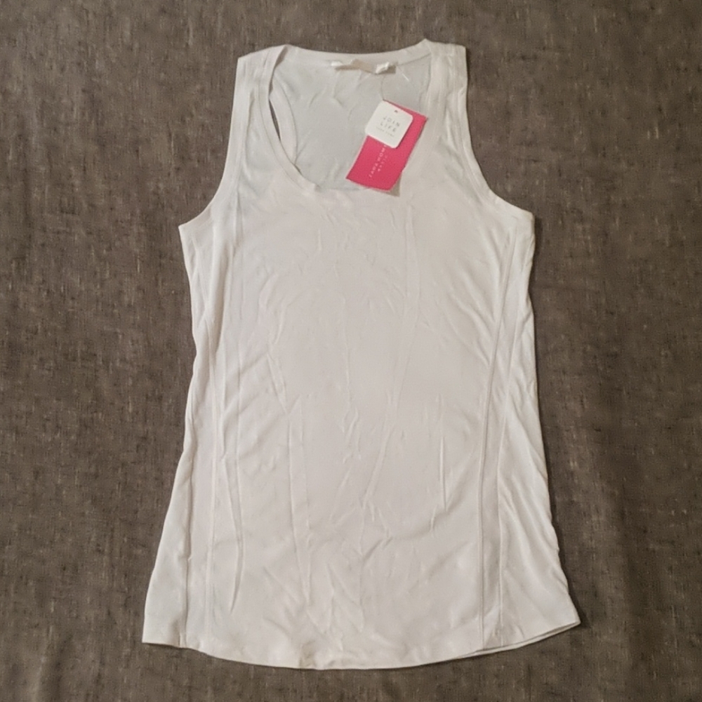 Zara white tank top